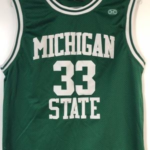 Throwback Michigan State Basketball Jersey Size L